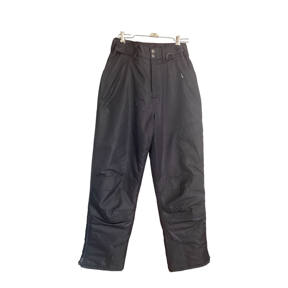 AQ  Explore The Unknown Snow Ski Pants Insulated  Elastic Waist Black Size Small